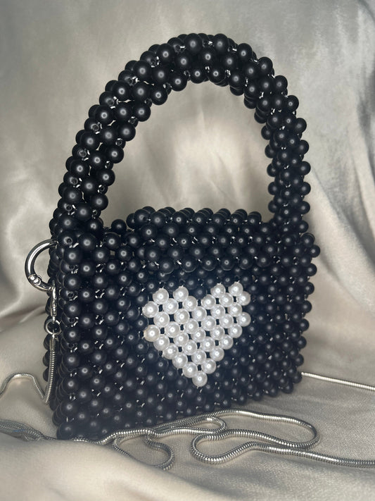ST. VALENTINE'S MODEL handmade beaded handbag