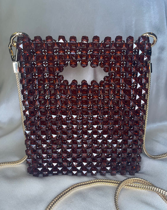 MODEL №9 handmade beaded handbag