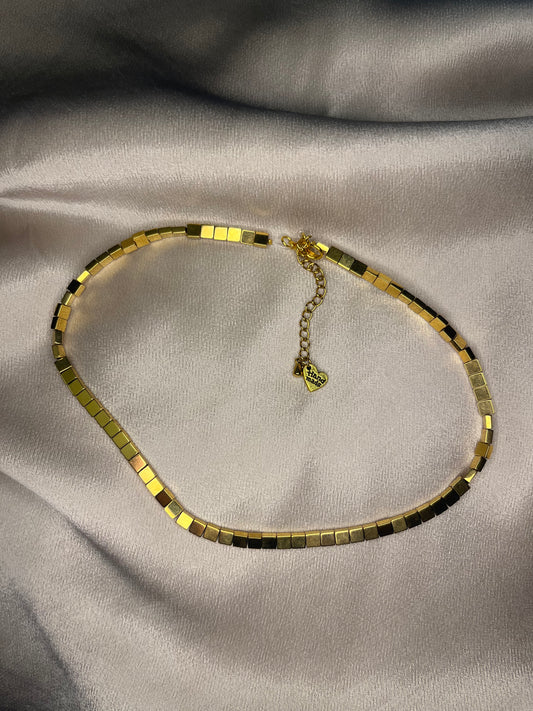 GOLDEN SNAKE handmade choker