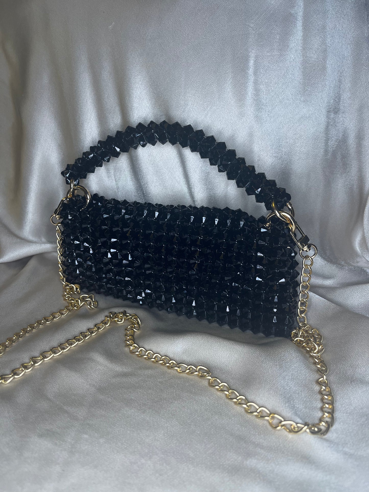 MODEL №5 handmade beaded handbag