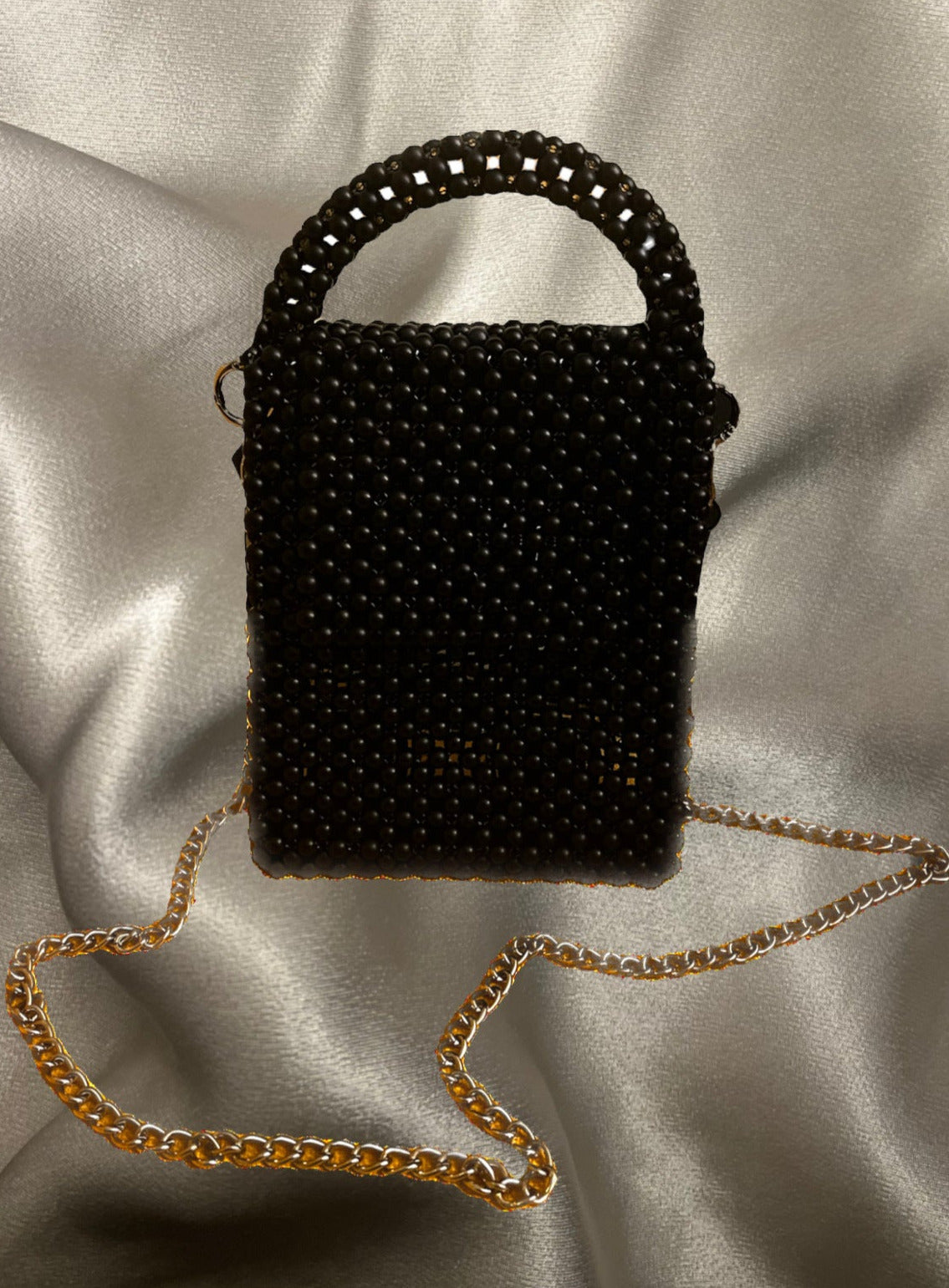 MODEL №6 handmade beaded handbag