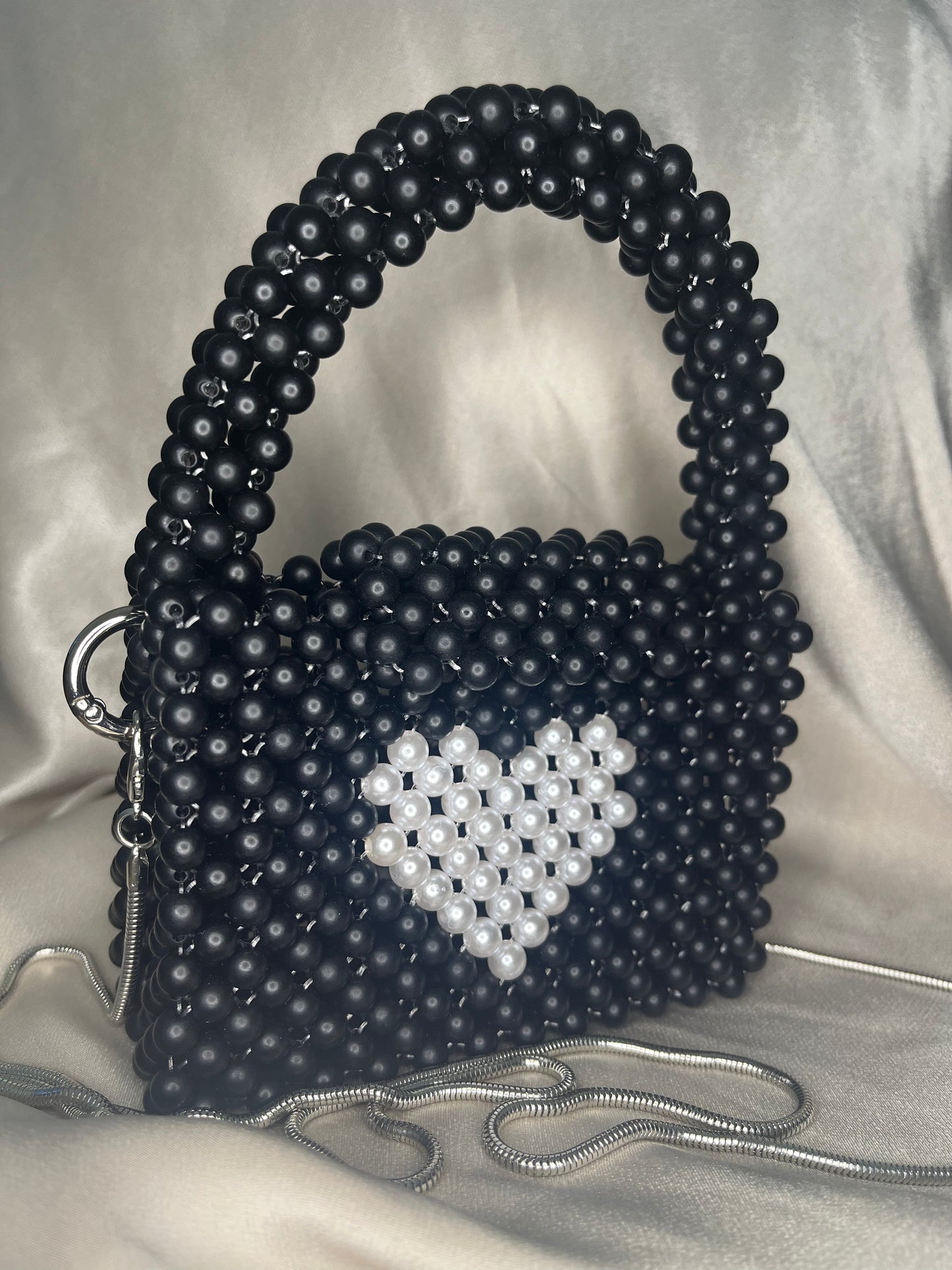 ST. VALENTINE'S MODEL handmade beaded handbag