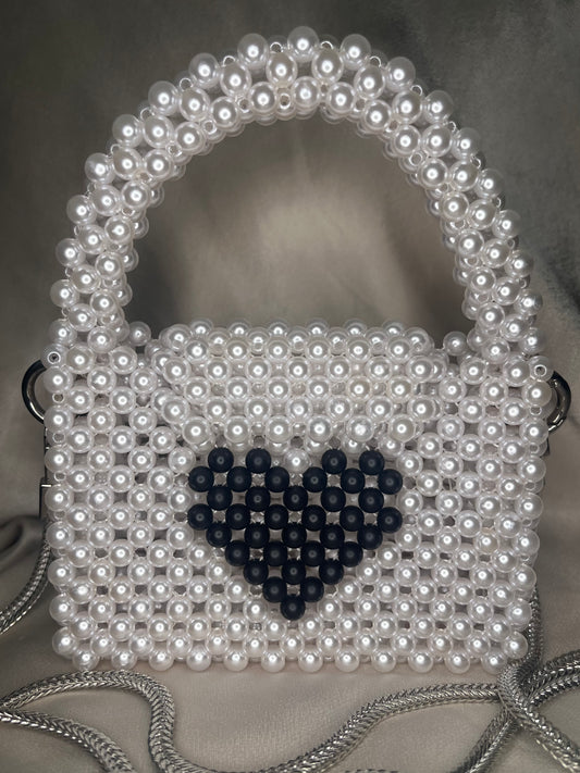 ST. VALENTINE'S MODEL handmade beaded handbag